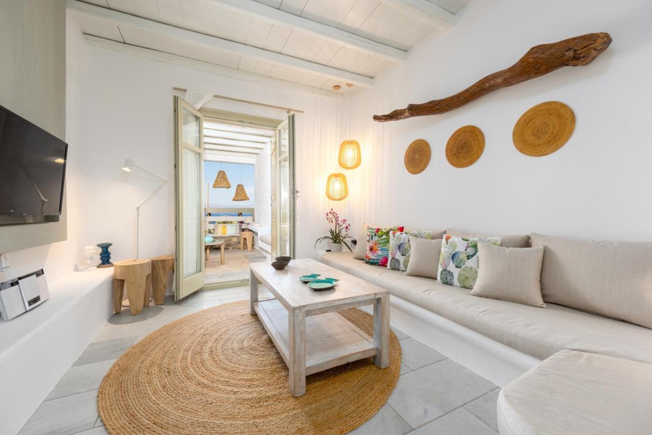 Kallirroe Deluxe Villa With Sea View And Pool Chrisi Akti (Paros) Exterior foto