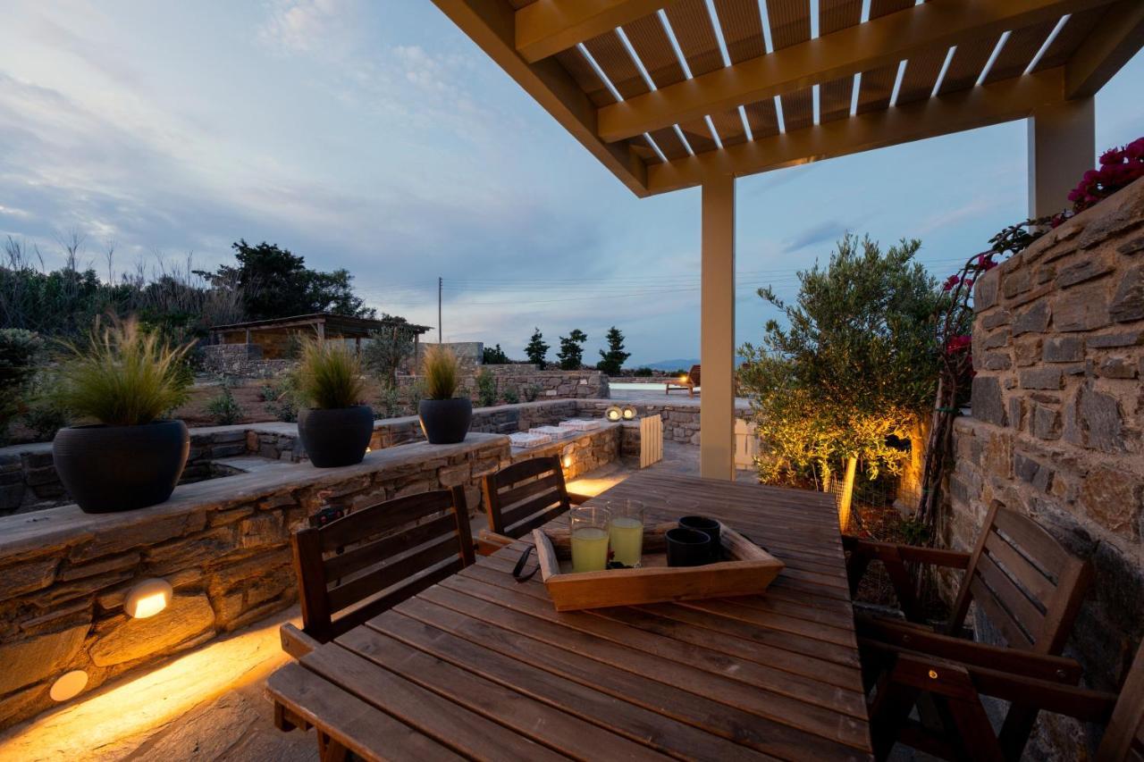 Kallirroe Deluxe Villa With Sea View And Pool Chrisi Akti (Paros) Exterior foto