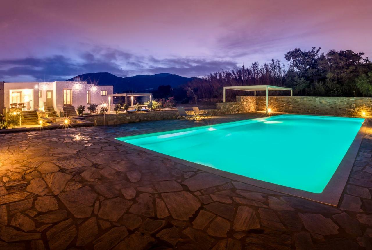 Kallirroe Deluxe Villa With Sea View And Pool Chrisi Akti (Paros) Exterior foto